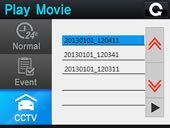 [Video Playback] Playback of recorded video files from Continuous, Event and Parking modes.