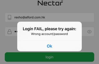 Trouble Shooting * Wrong Login: Check the Name or Password login whether correct?