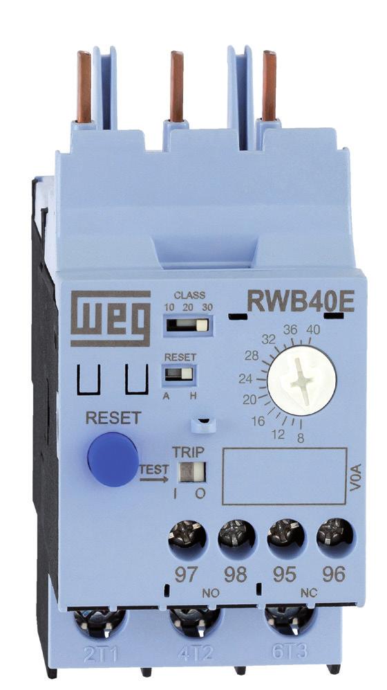 Suitable for Great Variety of pplications The solid-state overload relays RW_E are suitable to protect motors in a wide range of industrial applications including those where long starting time is