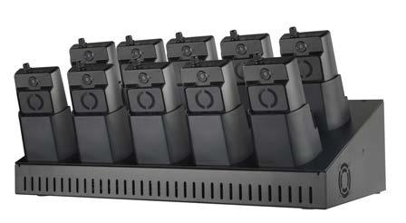 a department s existing network Automatically download and recharge up to 10 cameras at one time Compact design ideal for
