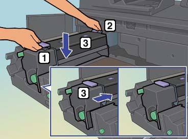 2.2 Installation Procedures 2 5 Loosen the lock screw (purple) [1] by turning in the direction of the arrow.