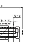 5mm unless otherwise specified. Mounting hole layout +.5 φ1.2 (T.H.) E ±.1.8 ±.