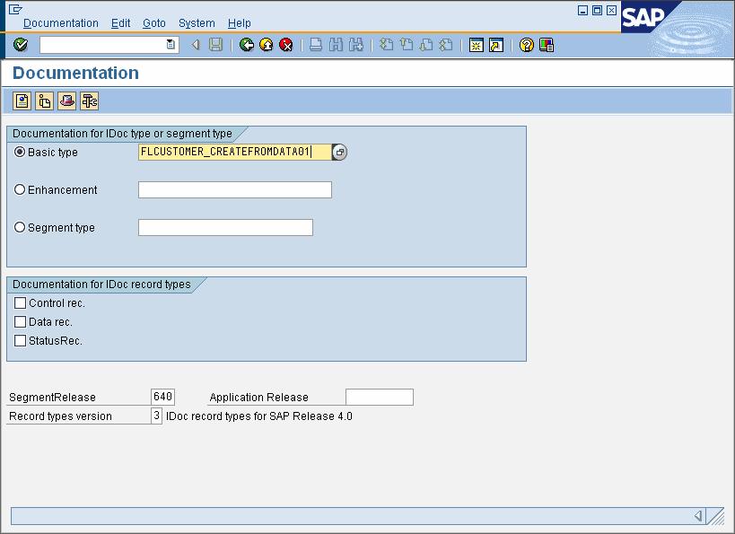 Generate the schemas for the IDoc being sent to the SAP system.