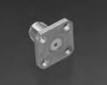 38 [.015] 1052684-1 4 Hole Flange Mount Jack Receptacle without EMI/RFI Gasket 9.5 [.375] 1.7 [.065] 12.7 Sq. [.500] Accepts Pin A 8.