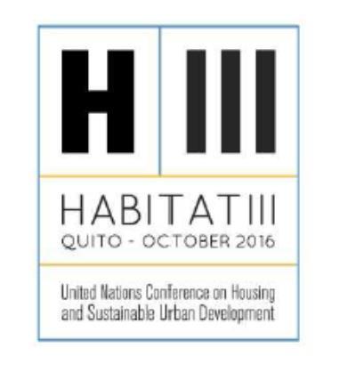 UN: Habitat III Led by UN-Habitat and Habitat III Secretariat Thematic Meetings Civic Engagement Metropolitan Areas Intermediate Cities Sustainable Energy and Cities Financing Urban Development