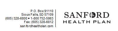 Sanford Health Plan HIPAA Transaction Standard Companion Guide Refers to the Technical Report Type 3 (TR3) Implementation Guides