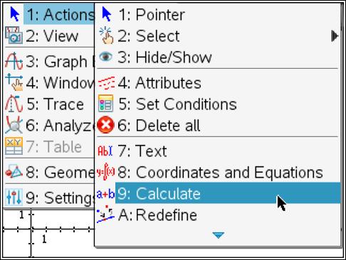Step 2: Assigning a value to the perimeter 1. Move the cursor toward the right middle side of the screen. 2. Press Menu > Actions > Text. Press. 3. Type 20 in the text box, and then press. 4.