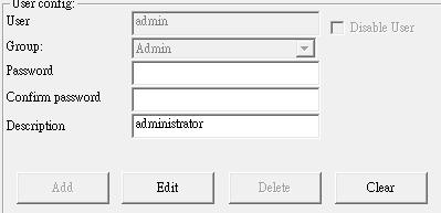 When you have modified user s information (add, edit or delete), please confirm the data is appeared in the list.
