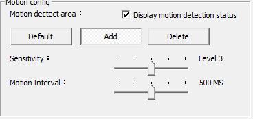 1.6.11 Record Setting: When set to Motion detection or DI detection record mode, user can set the Pre-Alarm second(s) which the recorded file will keep a slice of image defined as the setting
