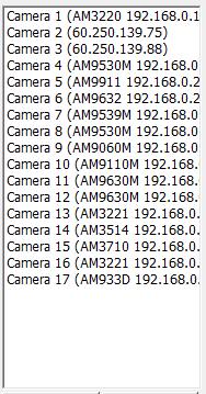 1.8.1 Camera list: List all installed camera(s) in system by camera index and name. 1.8.2 Add camera to Map: Drag a camera name from camera list onto the Map.
