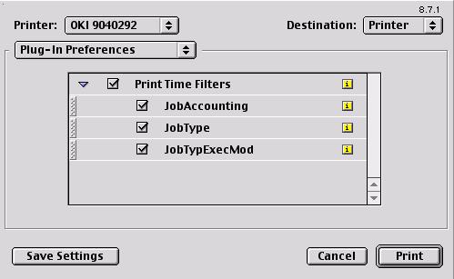 Insert CD2 into your CD-ROM drive. 2. From the CD contents folder, drag the Manual folder to the desktop. MACscree 4. Click on the Print Time Filters triangle. 5. Check Print Time Filters. 6.