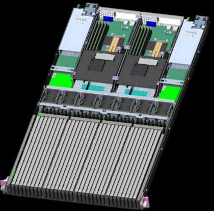 FF Concept Optimized for Storage System-optimized for 1U server Vertical 1U
