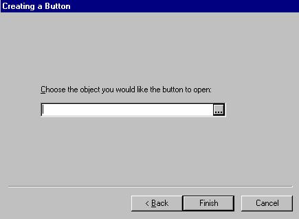 3a. If you have chosen (in step 1) to open a specific object, the following menu will appear.