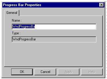 Click on Display Properties and the Display Properties dialog for the selected control appears. When you select Display Properties for the following controls, the screen below appears.