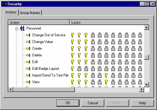 6. Editing or creating badge layouts is controlled through the Cyberstation user security.