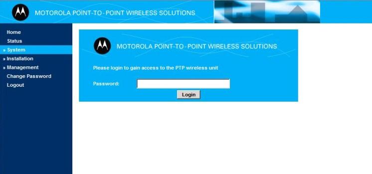 6. Configure the Site A Motorola Solutions PTP 500 (Slave). 6.1. Connecting the PTP 500 to a PC Configure the PTP 500 using the built-in web-based Management Tool.