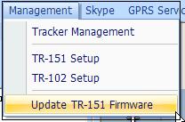 4.7 Update TR-151 s Firmware You can update TR-151 s firmware by the TR Management Center.