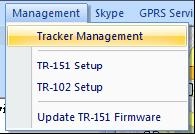 4.2.2 Tracker Management Tracker Management is used to manage registered or previously configured trackers. In Tracker Management, you can edit or delete trackers.