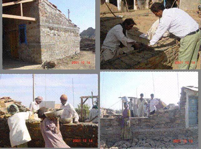 PNY Patanka New-Life Project Rehabilitation after Gujarat Earthquake of January 2001, focusing on non-engineered