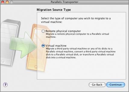 Working With Parallels Transporter 71 Processing Parallels Virtual Disks Parallels Transporter enables you to convert the existing Parallels disk image file (.