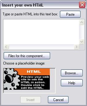 Adding HTML To add HTML or other special codes to a page 1. Click in a page where you want to add the code. 2. On the menu bar, choose Insert > HTML code.