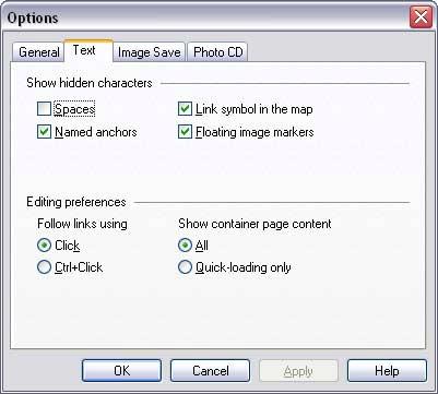 Testing links You can change settings in CuteSITE Builder to make it easier to test links or easier to edit link text.