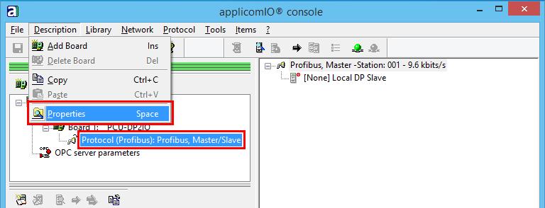 14. Configure the PROFIBUS-DP master.