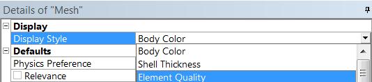 Display Option: Color by quality Probe