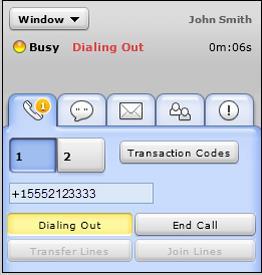 Retain Your Current Status If you do not route an outbound call through a queue, your current status is retained and you are offered new incoming interactions if you are Available.