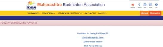 What Is BAI ID? BAI ID is unique Id given to every player who registers with Badminton Association of India. Why BAI ID?