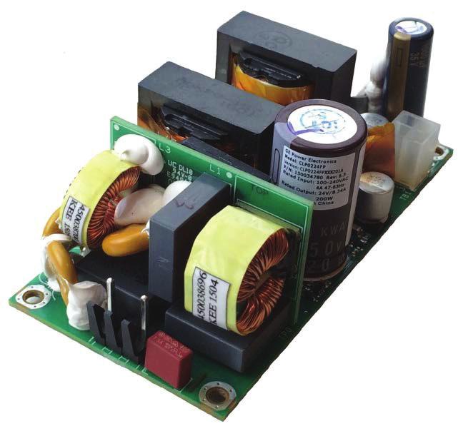 CLP0224 Open Frame Power Supply Applications Industrial equipment Telecommunications equipment Features Compact size 50.8 mm x 101.6 mm x 35.6 mm (2 in x 4 in x 1.