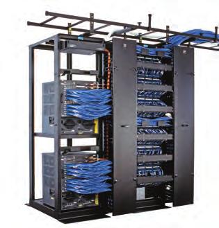 Indoor Equipment Support Open Rack Systems Use indoors in a designated, secure equipment room (closet) to consolidate network connections for IP cameras and to store network switches, UPS