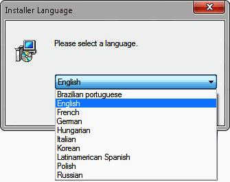 Select Language 5 Select Language You will be asked which language you want to use for the installation.