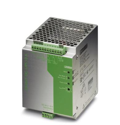 Extract from the online catalog QUINT-DC-UPS/24DC/10 Order No.: 2866226 Uninterruptible power supply 24 V DC/10 A, with integrated 1.3 Ah battery module.