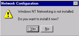 Installation of the Drivers Using MS Windows NT 4.0 10/01 2.4 Setting Up the Intel 825xx Onboard LAN Adapter Example configuration 1.