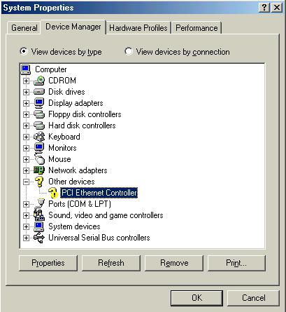 Installation of the Drivers Using MS Windows Millennium Edition 10/01 3.