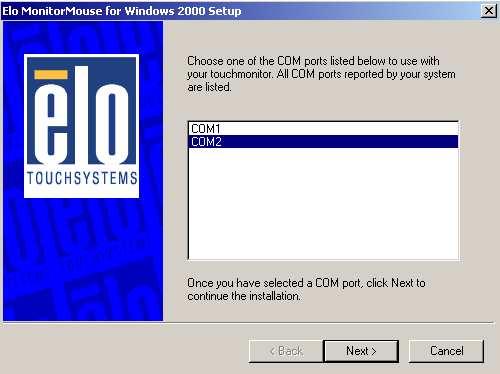 Installation of the Drivers Using MS Windows 2000 10/01 4.