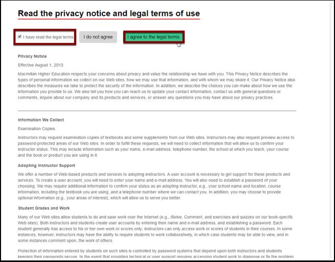 If you see the Macmillan Privacy Notice, agree to the terms If presented with Macmillan s End User License
