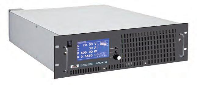 compact form factor. This space saving design allows up to 15 kwatt of power in a 3U height rack mount enclosure. Higher power systems consist of 2 or more 3U DPS units.