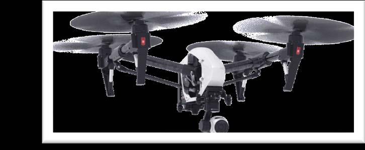 DJI Inspire 1 Aircraft Model T600 6.27 lbs (2845 g, including propellers and battery, without gimbal Weight and camera) 6.