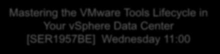 Update Sequence for vsphere 6.