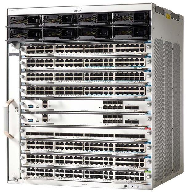 C9410R Chassis Features Catalyst 9400 switches are modular switches, their chassis include these features: Table 1.