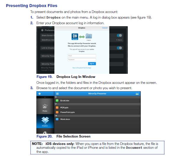 Note: Dropbox does not have enterprise