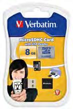 240267 43962 Verbatim SDHC Card 16GB Class 10 240268 43963 Verbatim SDHC Card