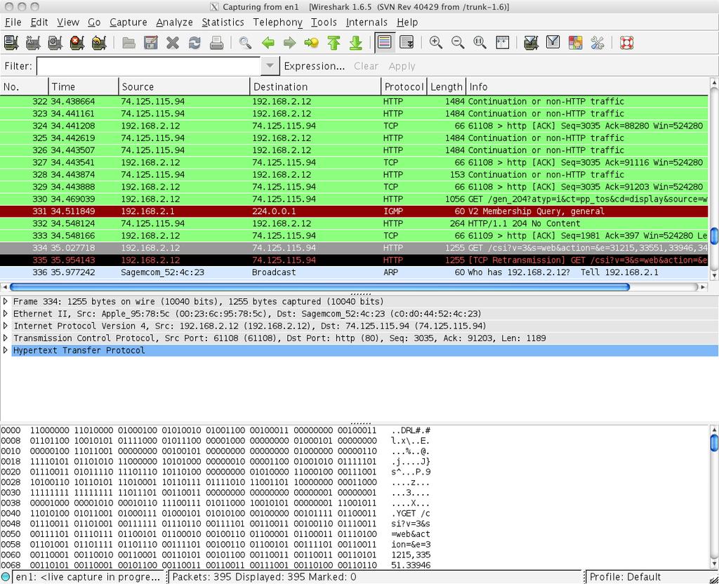 COMP 2000 W 2012 Lab no. 3 Page 7 of 11 Website You will find lots of useful information on the Wireshark homepage at http://www.wireshark.