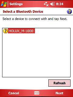 In Pocket PC setting system panel, enable manage GPS