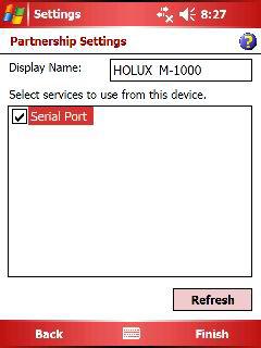 Note:The setting may vary in other PocketPC or Smartphone,