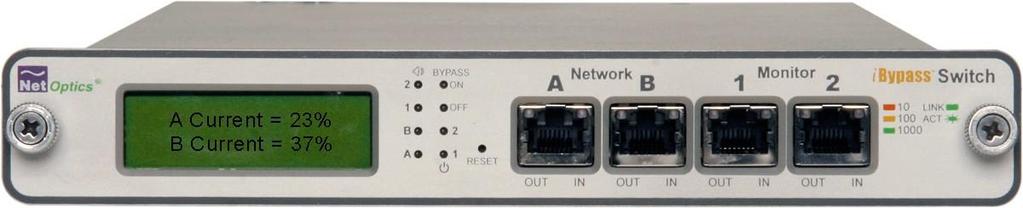 Ixia Net Optics ibypass 1Gb Fiber Ixia Net Optics ibypass 1Gb Fiber switch with Heartbeat technology protects against power, link, and application loss.
