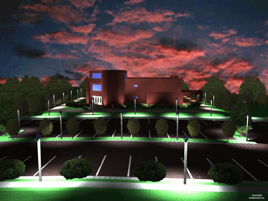 Check Rendering of Proposed Site Night Scene Conclusion and Summary The Public Expects High-tech Communications The Land Desktop Software Has Been Capable of Creating 3d Models for Over a Decade Land