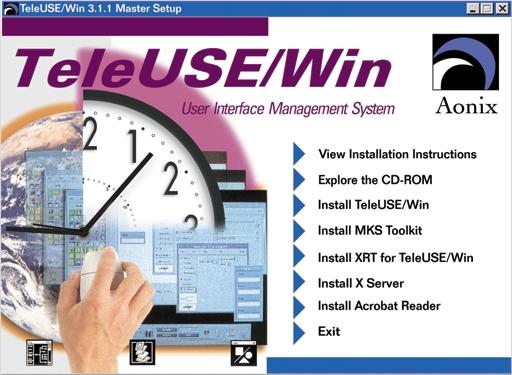TeleUSE for Windows Internet/Intranet Facility TeleUSE/Mariner TeleUSE/Mariner, a standard feature of TeleUSE/Win, allows users to deploy their applications on the Internet.